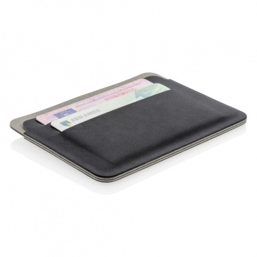 Logo trade business gifts image of: Quebec RFID safe cardholder