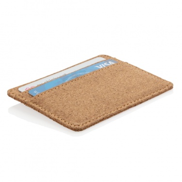 Logo trade promotional gifts picture of: Cork secure RFID slim wallet