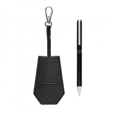 Logotrade corporate gift picture of: SP Tula RCS certified recycled PU key holder and pen set