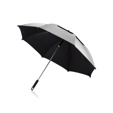 Logo trade corporate gifts image of: 27” Hurricane storm umbrella