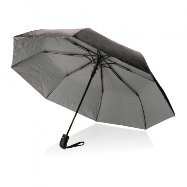 Logo trade promotional item photo of: 21" Impact AWARE™ RPET 190T Pongee dual colour mini umbrella
