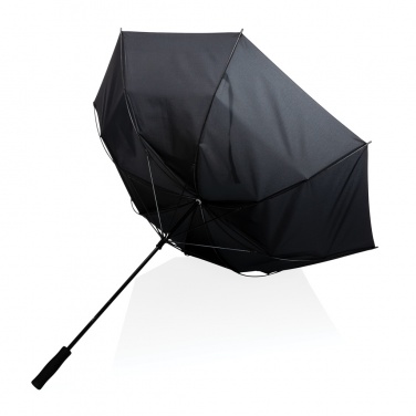 Logo trade advertising products image of: 30" Impact AWARE™ RPET 190T Storm proof umbrella