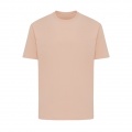 Iqoniq Teide recycled cotton t-shirt, peach nectar