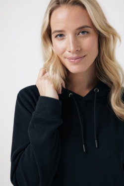 Logo trade promotional product photo of: Iqoniq Trivor recycled polyester microfleece hoodie