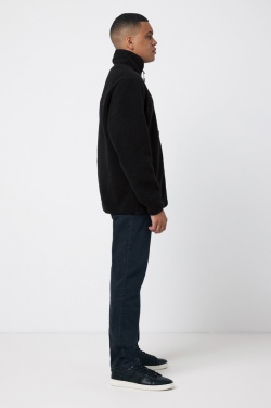 Logo trade corporate gifts image of: Iqoniq Diran recycled polyester pile fleece jacket