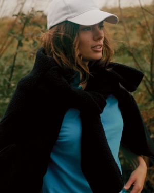 Logo trade promotional merchandise image of: Iqoniq Diran recycled polyester pile fleece jacket