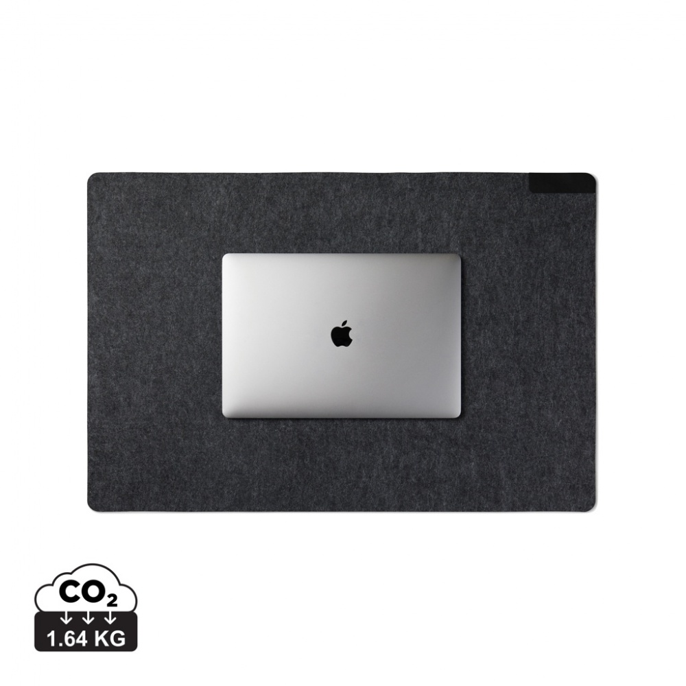 Logotrade promotional merchandise picture of: VINGA Albon GRS recycled felt desk pad