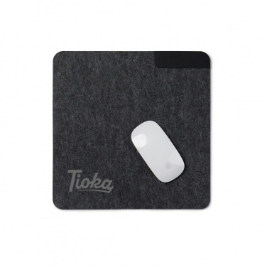 Logo trade corporate gift photo of: VINGA Albon GRS recycled felt mouse pad
