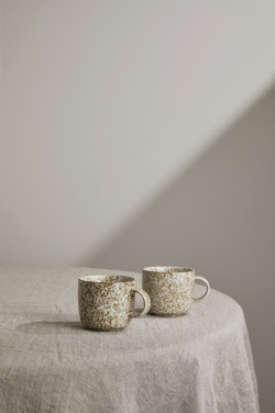 Logotrade advertising products photo of: VINGA Nuvem stoneware mug, 2 pcs set