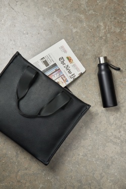 Logo trade promotional gifts image of: VINGA Bermond RCS recycled PU tote bag