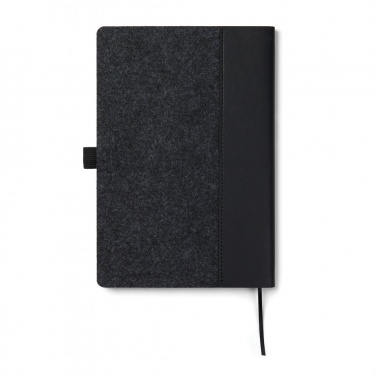 Logo trade promotional merchandise photo of: VINGA Albon GRS recycled felt notebook