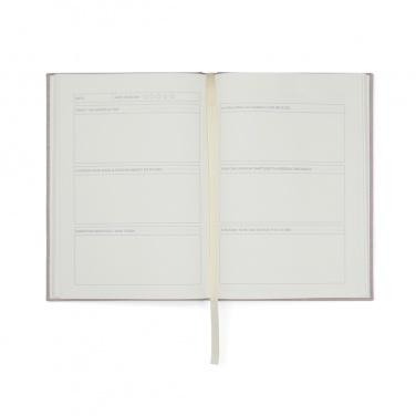 Logo trade promotional gifts image of: VINGA Thankfulness GRS recycled paper journal