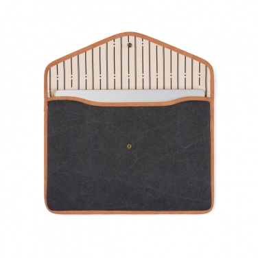 Logotrade advertising product picture of: VINGA Bosler GRS recycled canvas 16" laptop sleeve