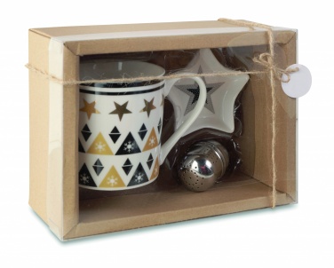 Logotrade promotional gift image of: Mug mini plate filter in box