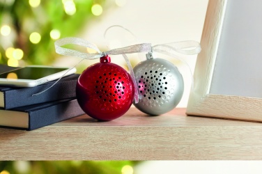 Logo trade promotional merchandise photo of: Speaker Christmas ball