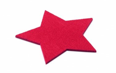 Logo trade promotional giveaways picture of: RPET 4 felt coaster set