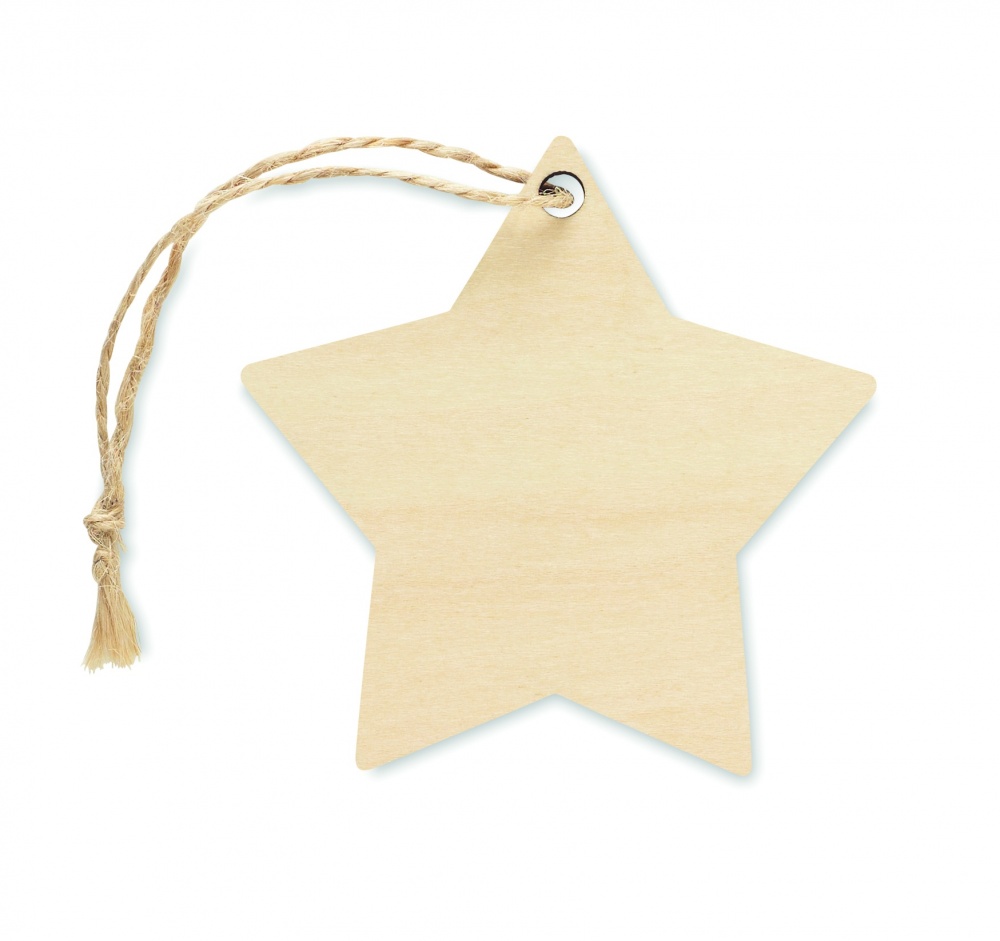 Logo trade promotional merchandise photo of: Christmas ornament star
