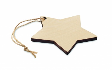 Logo trade advertising products image of: Christmas ornament star