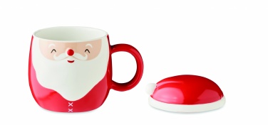 Logo trade promotional gifts picture of: Ceramic mug with lid 370 ml