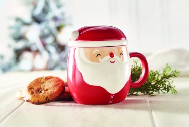 Logotrade advertising product image of: Ceramic mug with lid 370 ml