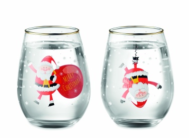 Logotrade corporate gifts photo of: Set of 2 Christmas glasses