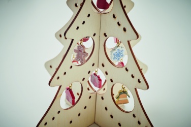 Logotrade promotional product image of: Wooden Xmas tree decoration