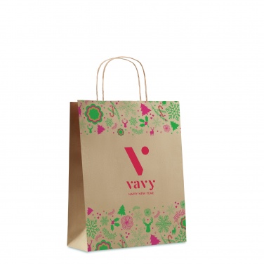 Logo trade business gift photo of: Gift paper bag medium