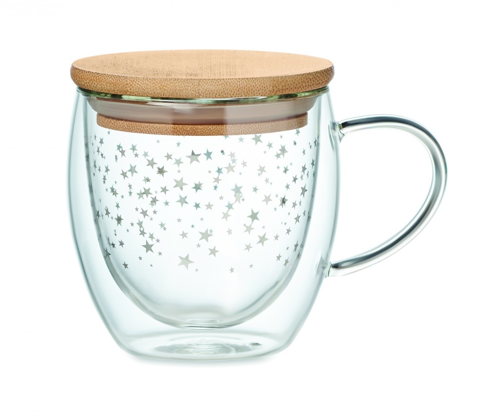 Logo trade promotional products picture of: Double wall borosilicate mug