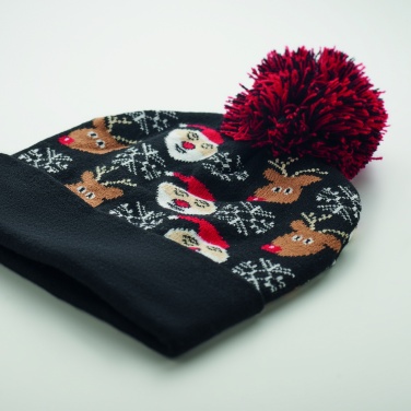 Logo trade promotional merchandise picture of: Christmas knitted beanie