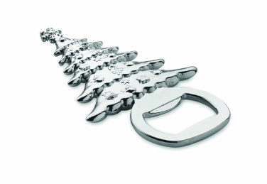 Logo trade promotional giveaways image of: Bottle opener Christmas motif