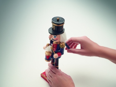 Logo trade promotional giveaways picture of: Nutcracker character in wood