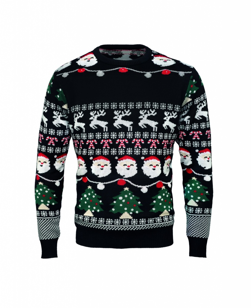 Logo trade business gifts image of: Christmas LED sweater S/M