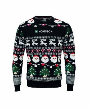 Logo trade promotional gift photo of: Christmas LED sweater S/M