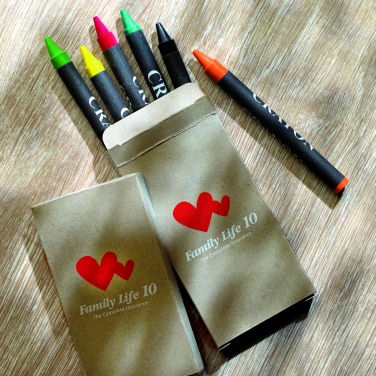 Logotrade promotional gifts photo of: Carton of 6 wax crayons