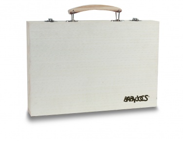 Logotrade promotional items photo of: Artist's set in wooden box