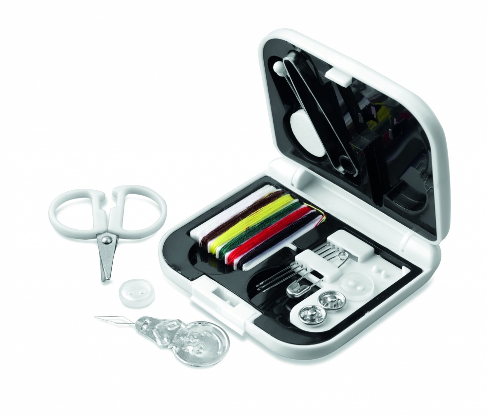 Logo trade promotional item photo of: Compact sewing kit