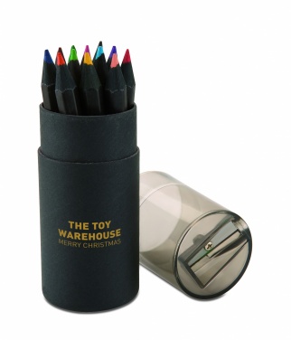 Logotrade promotional merchandise photo of: Black colouring pencils