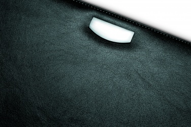Logo trade promotional merchandise image of: PU portfolio w/ 20 pages bloc