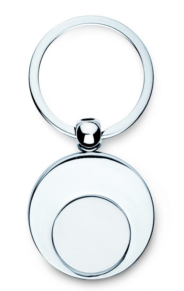 Logotrade corporate gift image of: Metal key ring with token Tampere