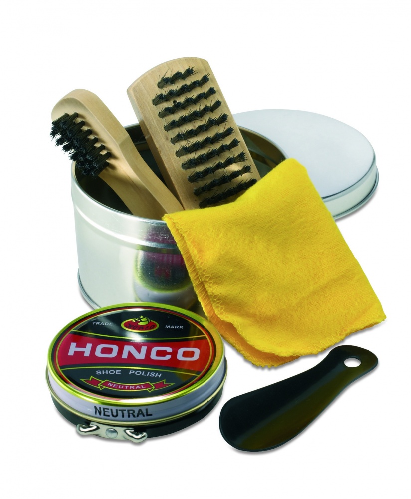 Logo trade advertising products image of: Shoe polish kit