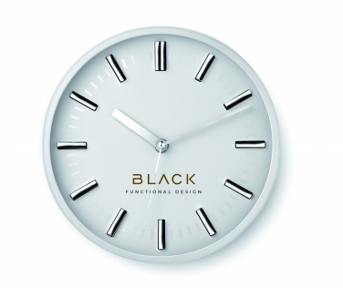 Logo trade promotional items image of: Round shape wall clock
