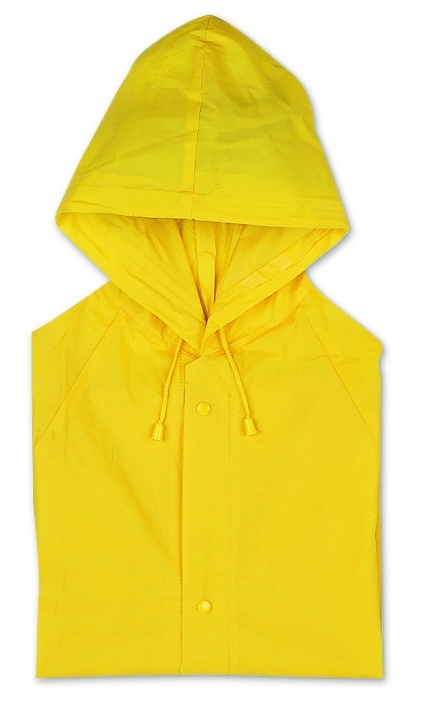 Logo trade promotional product photo of: PVC raincoat with hood