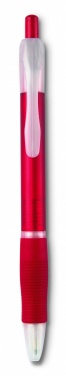 Logo trade promotional giveaways picture of: Ball pen with rubber grip