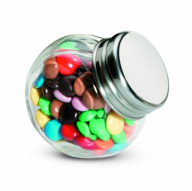 Logo trade promotional giveaways image of: Chocolates in glass holder