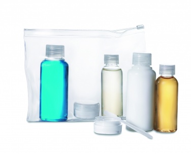 Logo trade promotional item photo of: Travelling pouch with bottles