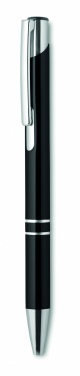 Logo trade business gifts image of: Push button pen with black ink