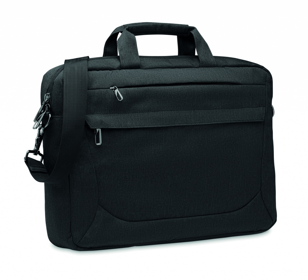 Logo trade advertising products image of: 600 RPET laptop bag