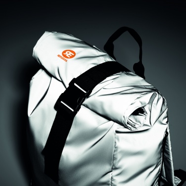 Logotrade promotional product image of: Reflective Rolltop backpack