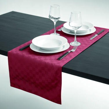 Logo trade promotional items image of: Table runner in polyester