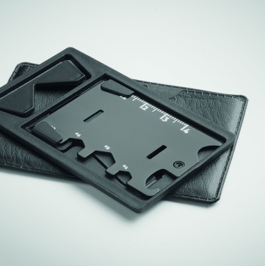 Logo trade promotional merchandise image of: Multi-tool pocket phone stand